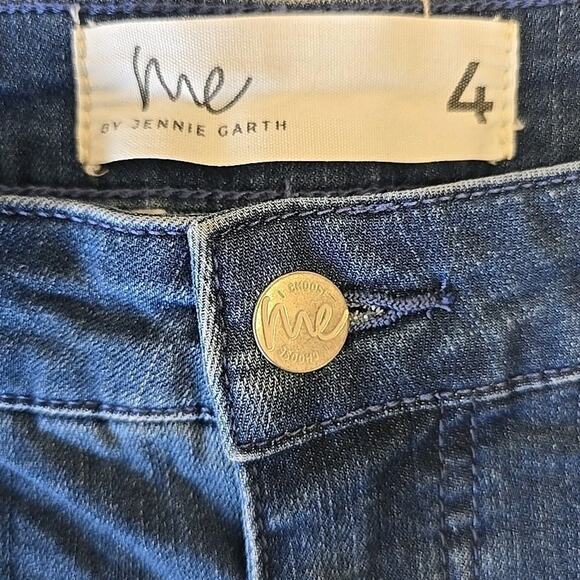 ME By Jennie Garth Womens Fleet Flare Leg Jeans Sz 4 Blue Denim - Picture 5 of 11